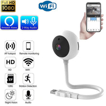 将图片加载到图库查看器，Baby Monitors Wifi Full Hd Camera Usb Ip Nanny Cams With Two Way Audio Capa
