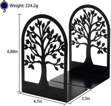 将图片加载到图库查看器，(3 Pairs) Decorative Bookends, Tree Of Life Bookends - Heavy Duty Book
