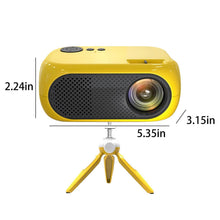 将图片加载到图库查看器，(european Standard) Led Portable Mini Projector Hd 1080p Projector U Disk Plug-in Card, Home Hd Projector
