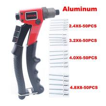 将图片加载到图库查看器，(200MM) Single Hand Blind Riveter Manual Riveting Tool Hand Rivets Gun BT-958

